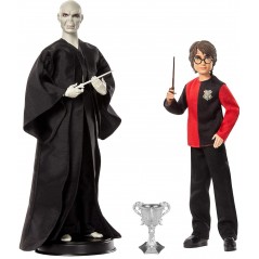 CONFEZIONE 2 PERSONAGGI HARRY POTTER E VOLDEMORT MATTEL