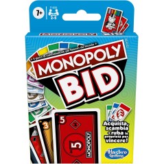 MONOPOLY BID GIOCO DI CARTE F1699 MATTEL 