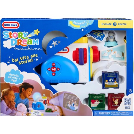 STORY DREAM MASCHINE CON 3 FAVOLE LITTLE TIKES