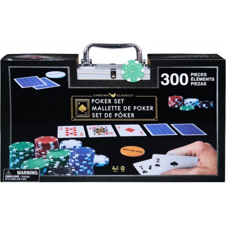 SET POKER CON FISH PROFESSIONALE  SPIN MASTER