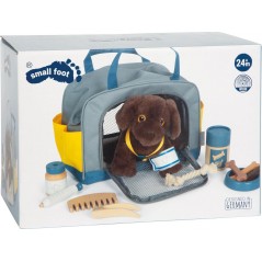 CAGNOLINO CON BORSA E SET CURA SMALL FOOT