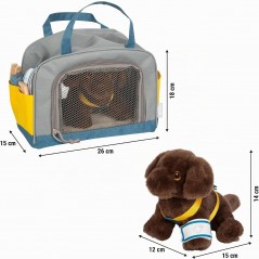 CAGNOLINO CON BORSA E SET CURA SMALL FOOT