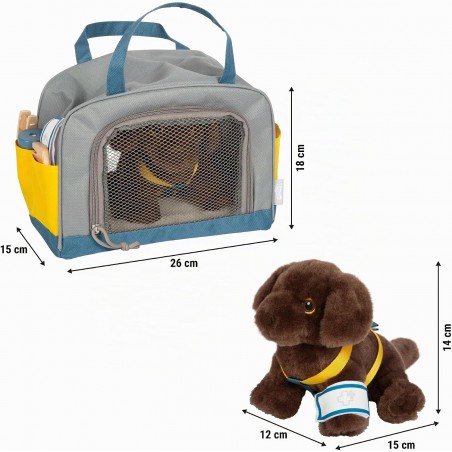 CAGNOLINO CON BORSA E SET CURA SMALL FOOT