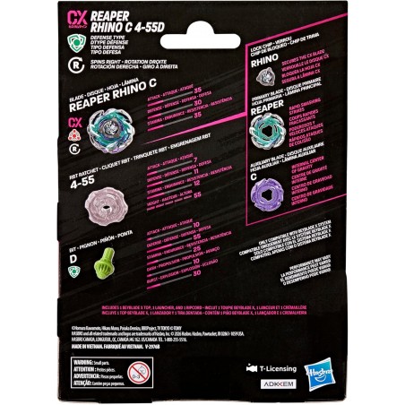 BEYBLADE X REAPER RHINO C4 55D HASBRO