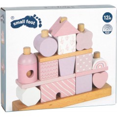 CASA DA ACCATASTARE ROSA SMALL FOOT 