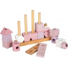 CASA DA ACCATASTARE ROSA SMALL FOOT 