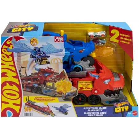 DRAGO TRASPORTATORE TRASFORMABILE  HOT WHEELS JBM72