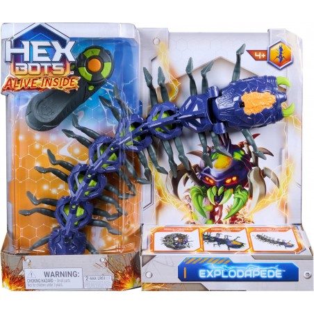 CENTOPIEDI TELECOMANDATO HEX BOTS