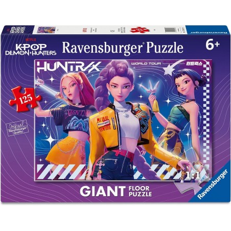 PUZZLE K POP DEMON HUNTERS 125 PEZZI GIGANTE RAVENSBURGER