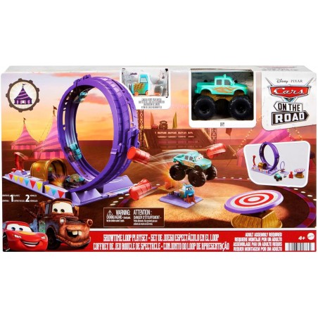 CARS LOOP ACROBATICO PLAYSET CON LANCIAT ORE E BERSAGLIO MOBILE MATTEL HGV73