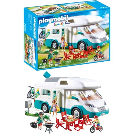 PLAYMOBIL 70088 FAMILY FUN CAMPER CON  FAMIGLIA IN VACANZA