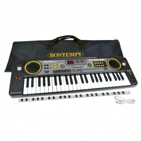 TASTIERA DIGITALE 49 TASTI 200 SUONI 200 RITMI 60 DEMO REC & PLAY BONTEMPI 154920