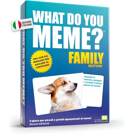 WHAT DO YOU MEME FAMILY EDITION  GIOCO DA TAVOLO ROCCO GIOCATTOLI