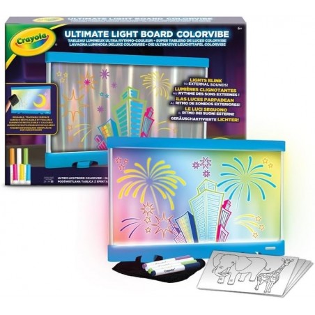 CRAYOLA LAVAGNA LUMINOSA LED CON  EFFETTI SONORI