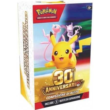 BUNDLE 6 BUSTINE POKEMON 30 ANNIVERSARIO 